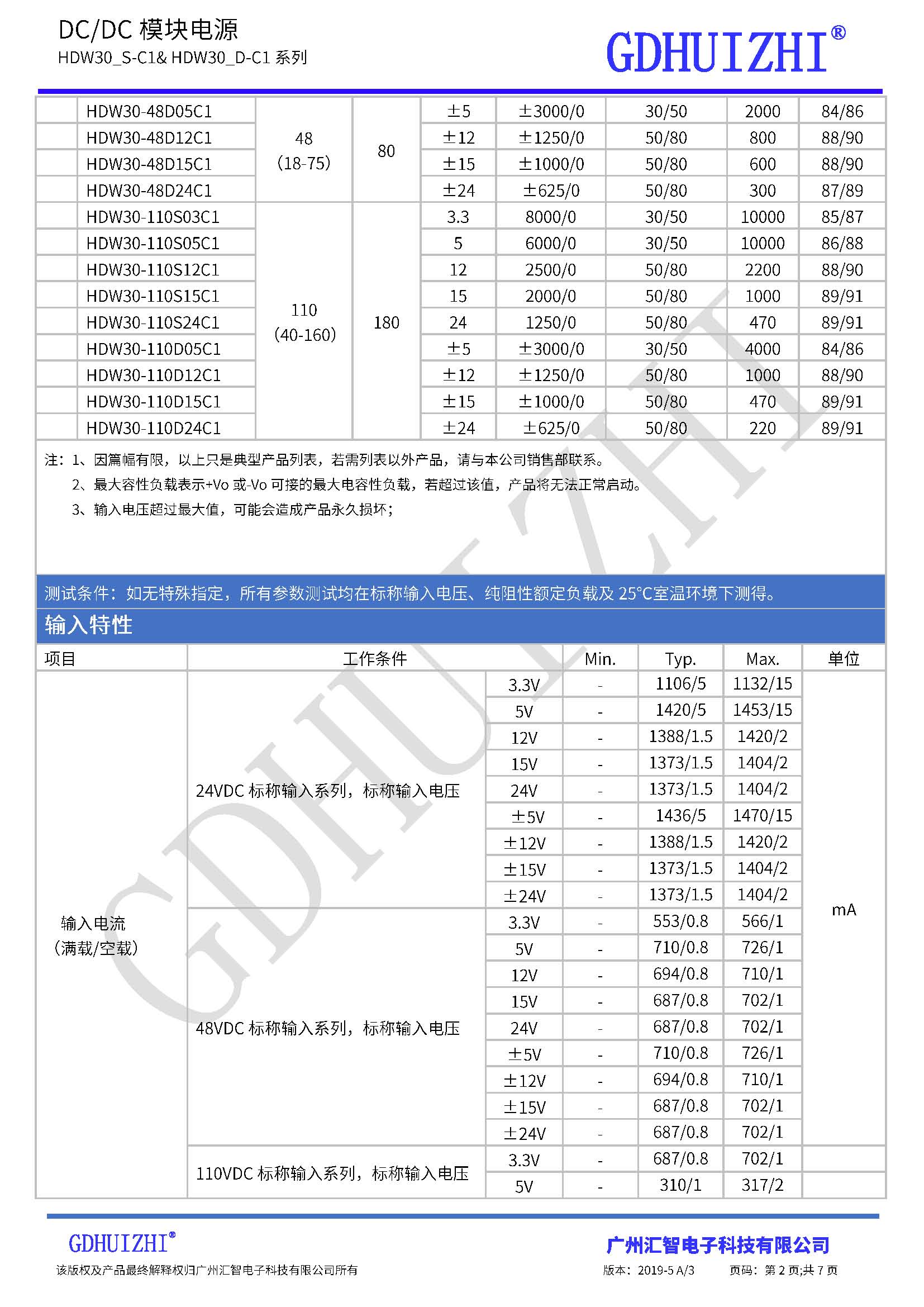 30W DC/DC电源模块 模块电源