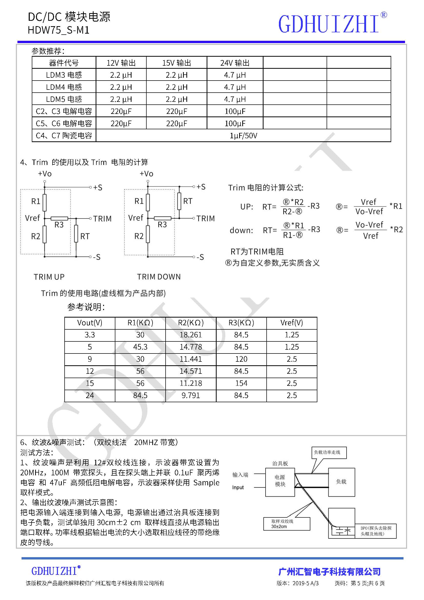 75W DC/DC电源模块 模块电源